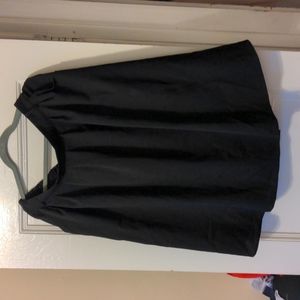 Mod Cloth Black Knee Length Fit and Flare Skirt